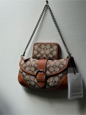Coach LTD Soho Flap Crystal 25 + Wallet